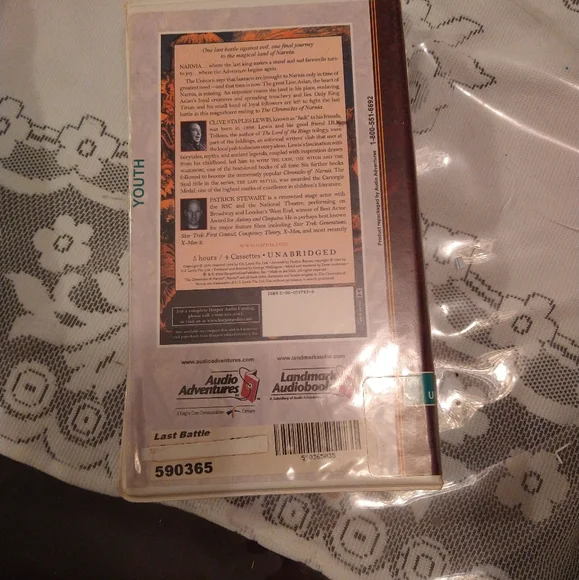 3 CS LEWIS Cassette Audiobooks Unabridged Voyage Dawn Treader Prince Last Battle - Picture 6 of 11
